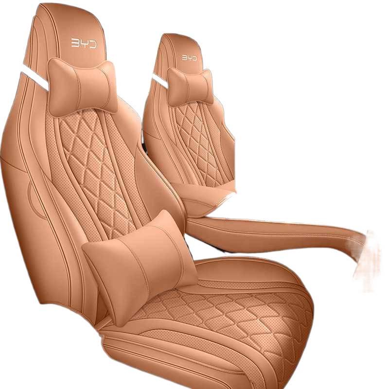 Всесезонные чехлы на сиденья из кожи с полным покрытием для BYD Hiace 07ev