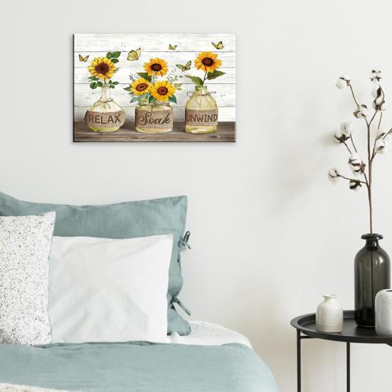 1 комплект декоративной живописи изысканный цветочный узор настенная живопись подвесная картина фермерский дом праздничный декор