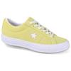 Converse Легкие, износостойкие и нескользящие кеды на низкой подошве One Star для женщин, желто-белые