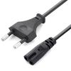 Европейский кабель питания 2-контактный IEC320 C7 США Удлинитель питания для зарядного устройства ноутбука Принтера Радио Динамика P4