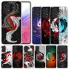 Япония Рыба Кои Инь Ян Искусство Мягкая обложка для Samsung Galaxy A17 A37 A57 A16 A26 A36 A56 A15 A14 A55 Чехол для телефона A13 A53 A25 A35 A24