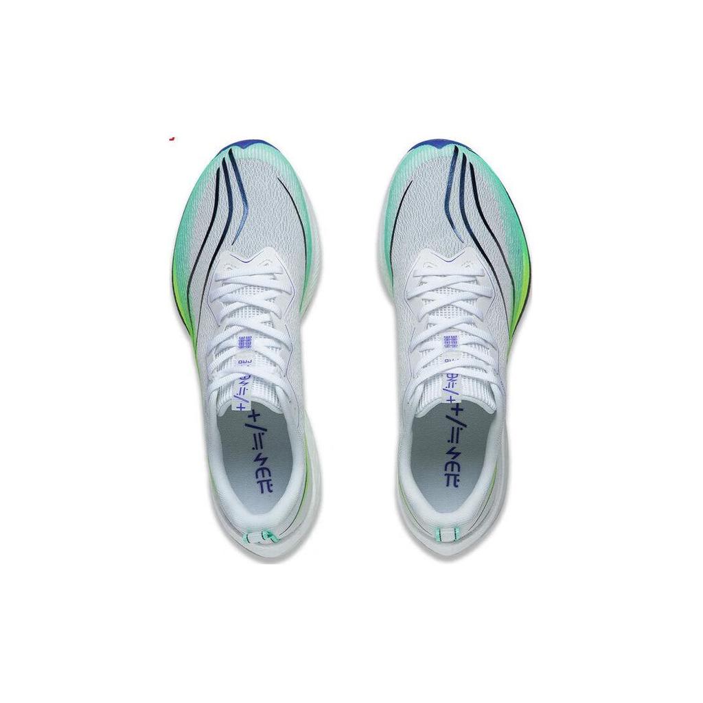 Кроссовки для бега Li Ning Red Rabbit 6 Pro Stable Support Soft Upper Energy Return Midsole с амортизацией и низким верхом, мужские кроссовки для бега, белые ARMT013-12