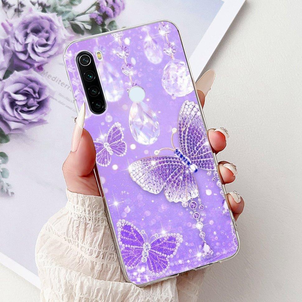 6.3" Silicone Case For Xiaomi Redmi Note 8 Soft TPU Cute Patterned Cover Case For Redmi Note 8  Note8 Protective Shell Bumper