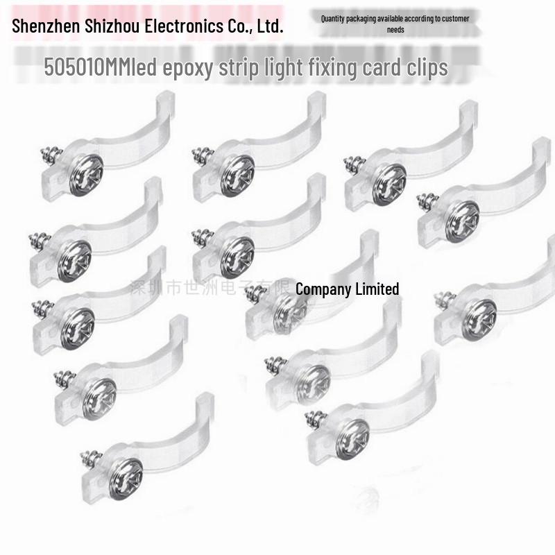 10 мм Светодиодные Эпоксидные Клипсы для Гибких/Жестких Лент 5050 RGB