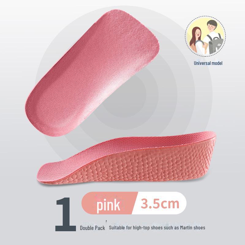 Стельки с 7 точками увеличения высоты: Мужские армейские тренировочные и женские спортивные полусводчатые накладки Velvet для лета, невидимая подтяжка