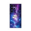 Чехол - Nike - Samsung Galaxy S25 Ultra - Мягкий - Черный - Цветной космос