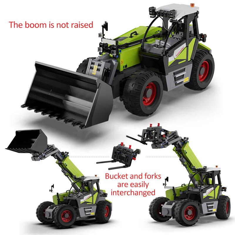 Cada Городской технический пульт дистанционного управления, инженерный автомобиль, модель DIY, строительные блоки, радиоуправляемый грузовик, автомобиль, кирпичи, игрушки для детей