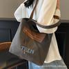 2025 новая модная портативная большая сумка большой вместимости холщовая сумка женская ins корейская ретро сумка-тоут дорожная сумка