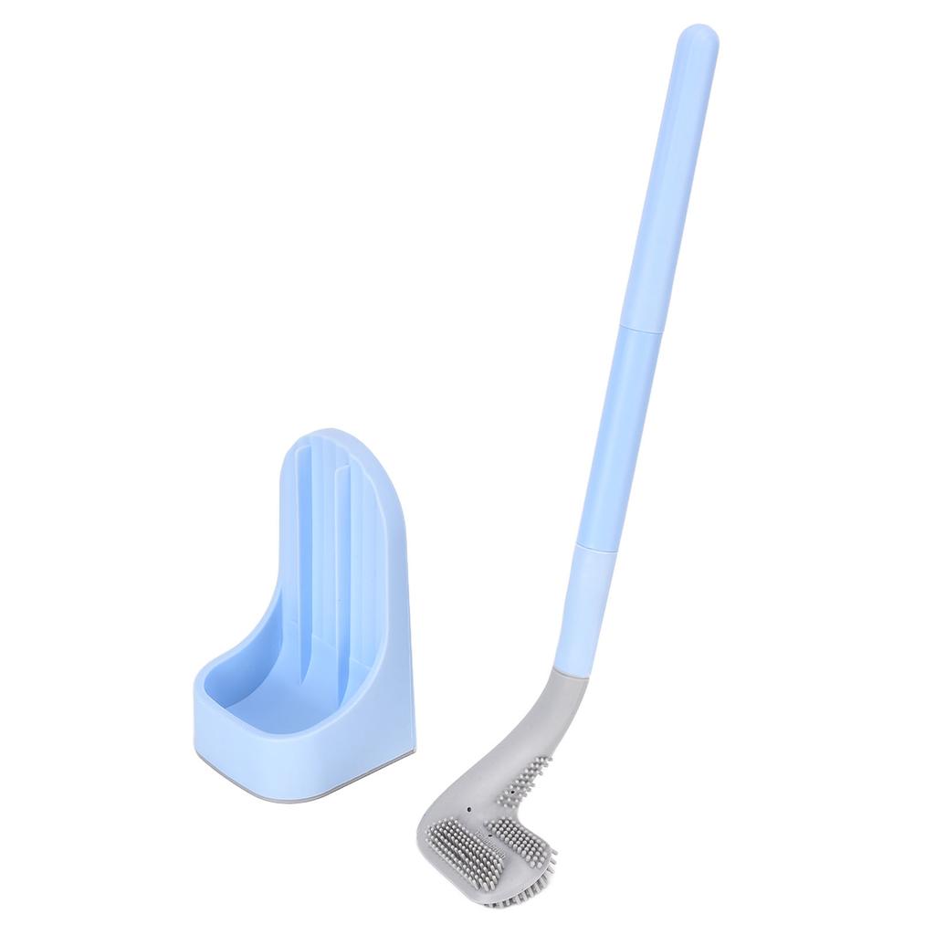 Golf Toilet Brush with Detachable Long Handle No Dead Corner Cleaning Brush for Bathroom HotelBlue