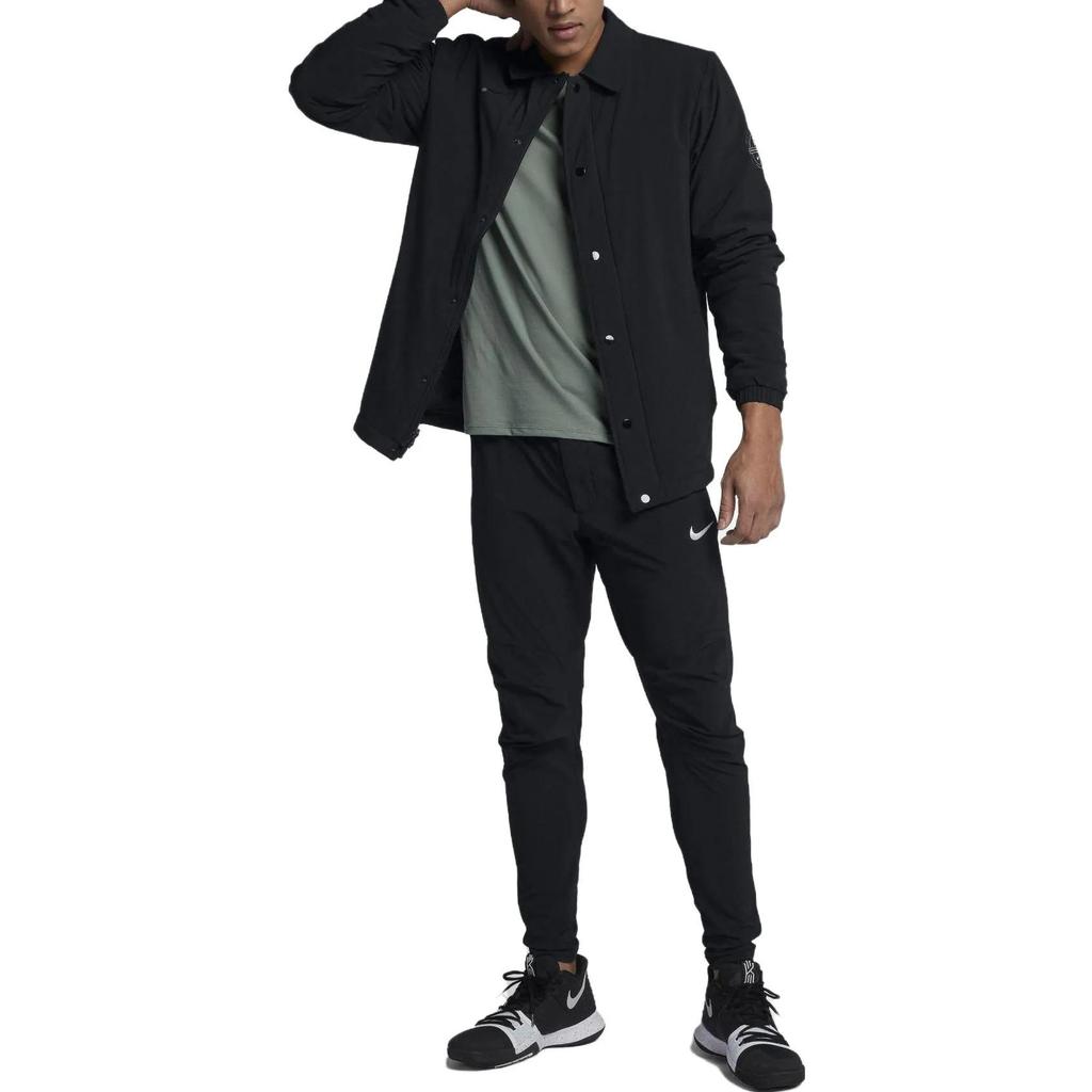 Nike Jackets Men's Black Lapel Moderate Other (Unisex) Jackets 890654 010