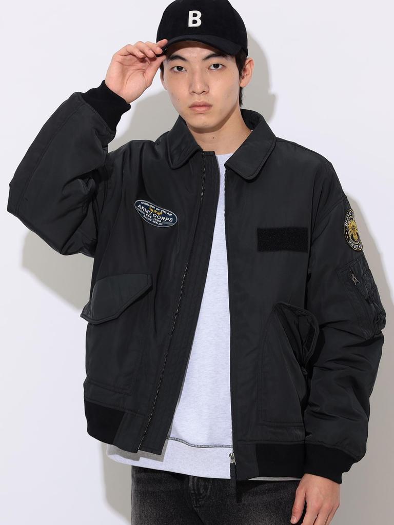 Blouson Military Blouson BLACK S 42180087147 [Beams Heart] CWU-45 Men's