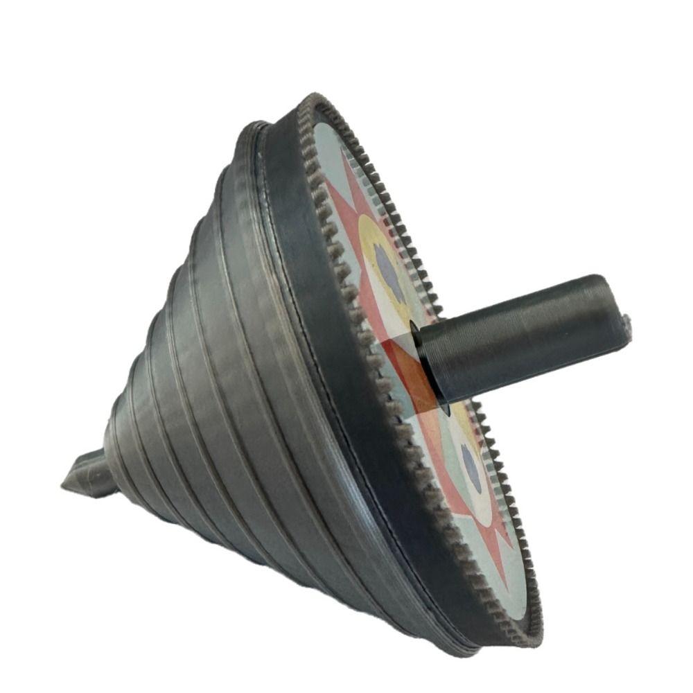 Plastic Gyro Toys Rotating Launcher Gyroscope Cartoon Flying Stacking Gyroscope Gift