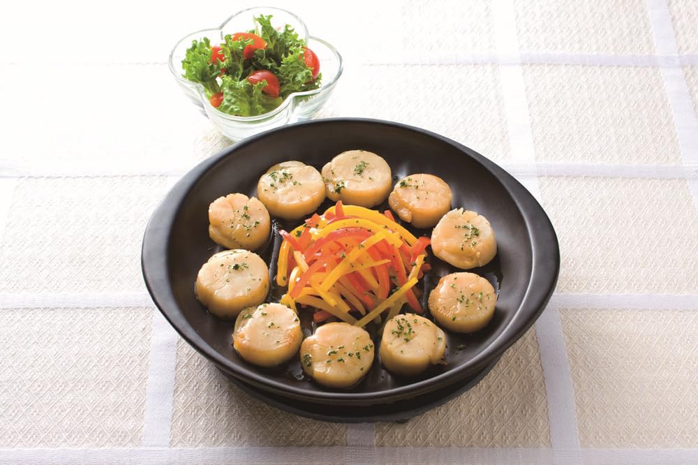 Ishigaki Керамическая круглая тарелка Grill Master с крышкой, 3767, черная