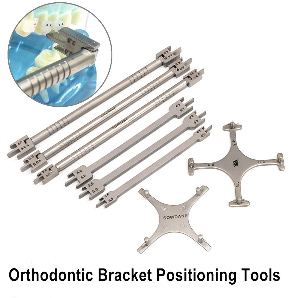 Позиционирование стоматологического ортодонтического брекета. Датчик высоты фитиля. Высокоточный позиционер брекета. Стоматологический ортодонтический инструмент. Инструменты для стоматолога.