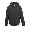 Plain Mens Hooded Full Zip Hoodie / Zoodie