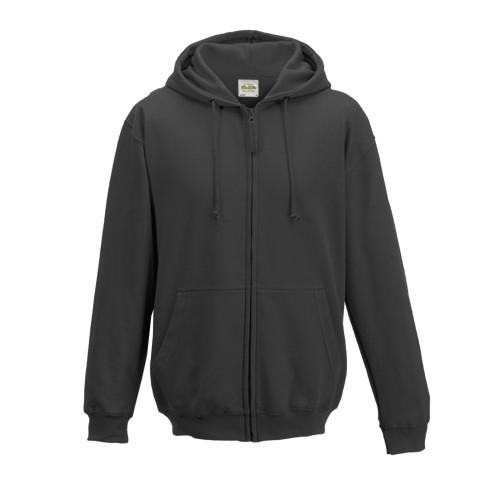 Awdis Plain Mens Hooded Full Zip Hoodie / Zoodie
