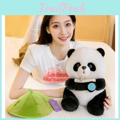 Очаровательная плюшевая игрушка панда с дизайном камеры, идеально подходящая для подарков на день рождения детям