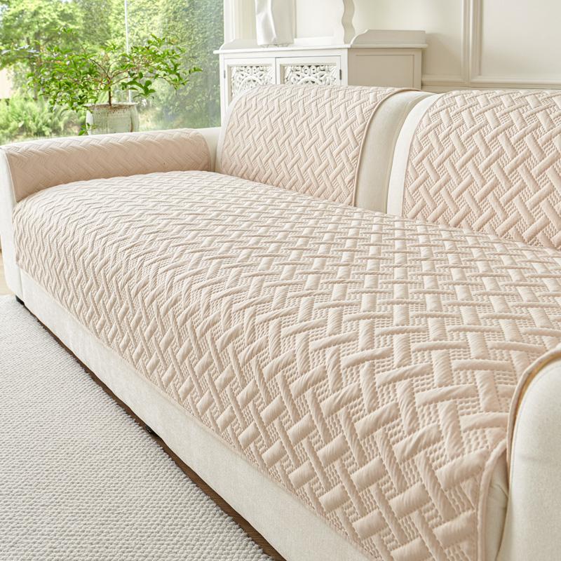 Чехол на диван противоскользящий грязеотталкивающий подушка сиденья полосатая подушка для дивана универсальный защитный чехол для четырех сезонов