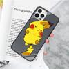 JP36 Pikachu Pokemon Black Soft Case for Xiaomi Poco X6 X4 M5 M6 F5 F6 C65 C55 C50 C51 C40 Pro Redmi 14C A3X 13C 12C 11T 10A 9C Note 7 6 8A Plus