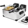 HKoeNIG Deep Fryer - DFX600 - Double Tank 2x3L - Independent Thermostats - Removable Baskets - Stainless Steel - 3600W