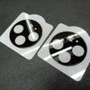 Для Oppo Find N3 / OnePlus Open 7.82" Camera Black Plated Silk Printing Lens 9H Закаленное стекло Защитная пленка