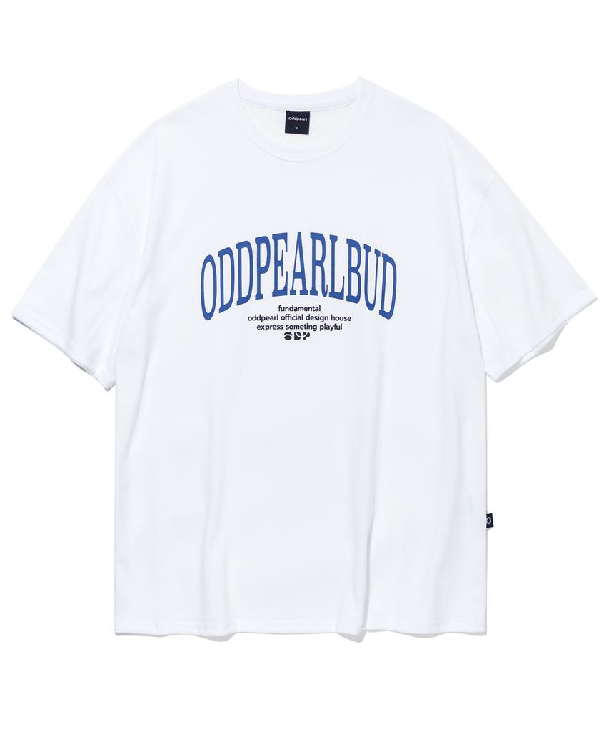 Футболка с логотипом Odeupeol Arc(белый)