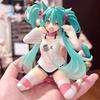Cute Hatsune Miku Kwaii Style 12cm Anime Figure Toys PVC Model Collector Doll Birthday Gift