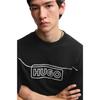 Hugo Mens Noideryo Logo Stitch Detail T-Shirt