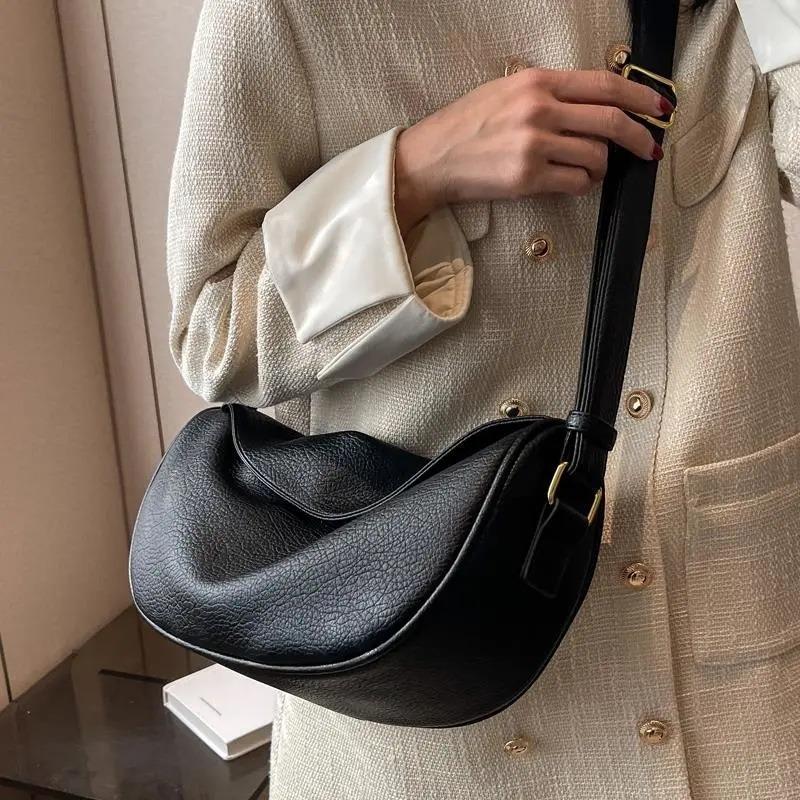 Нишевая мода универсальная подмышечная маленькая сумка женская новая трендовая и популярная сумка-мессенджер в форме пельменя