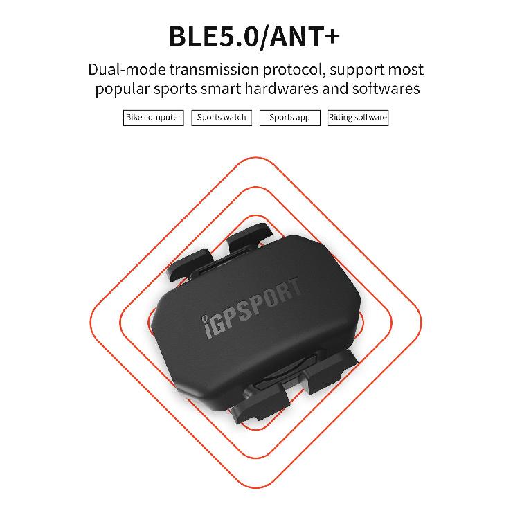 iGPSPORT Cadence Sensor Speed Sensor Cycling Accessories CAD70 SPD70 BLE5.0 ANT+ Bicycle Speedometer Sensor for Bike Computer