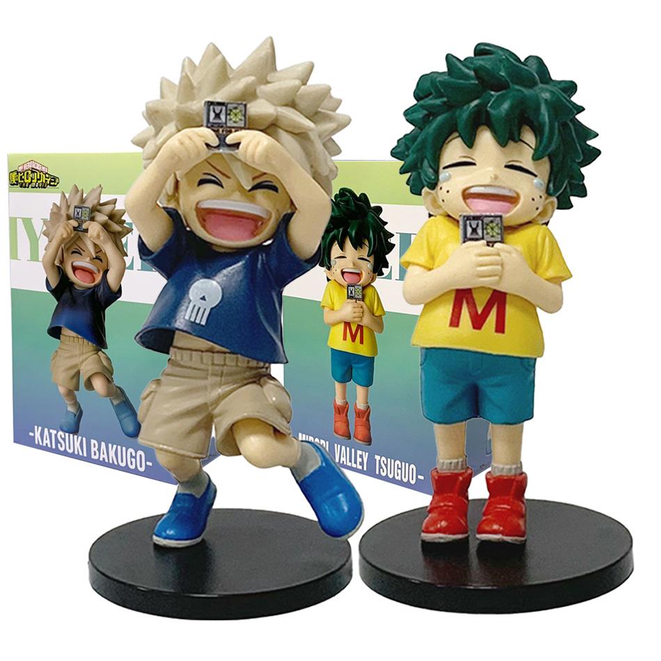 В наличии 2 шт. Стоячие аниме фигурки, ПВХ, коллекционная модель, игрушки, игрушки на день рождения для детей, декоративные рождественские подарки для фанатов