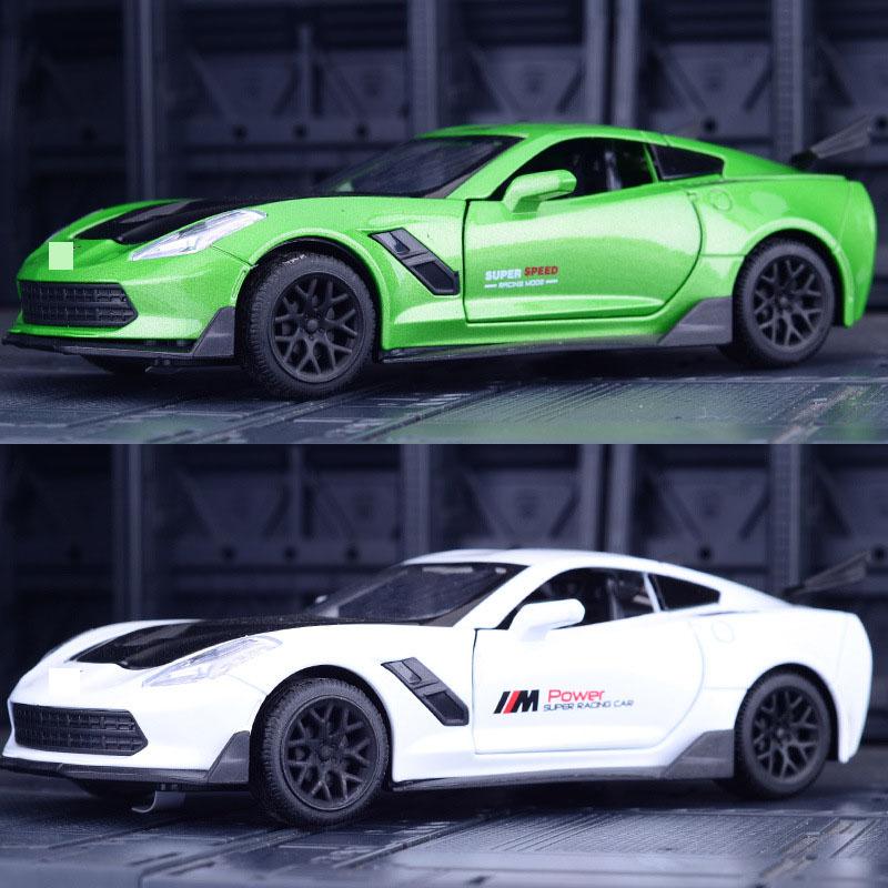 Моделирование ZR1 сплав модель автомобиля металл Huili игрушечный автомобиль мальчик подарок