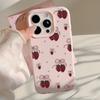 Creative Strawberry Phone Case for iPhone 13 iPhone 15 iPhone 16 Pro Max