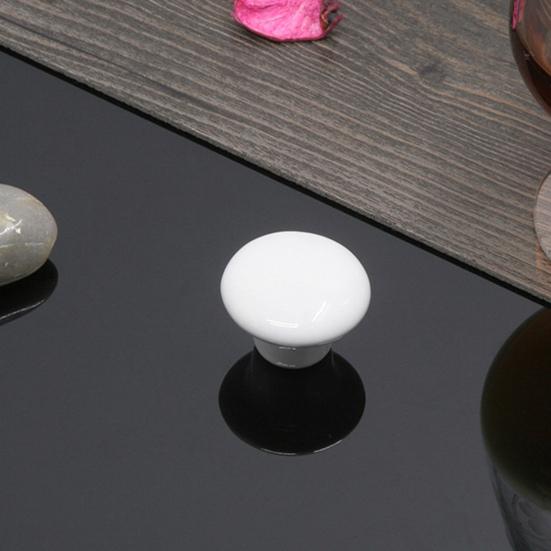 Красочные керамические ручки шкафа 32 мм, круглые антикоррозийные аксессуары, гладкие ручки ящика для шкафа