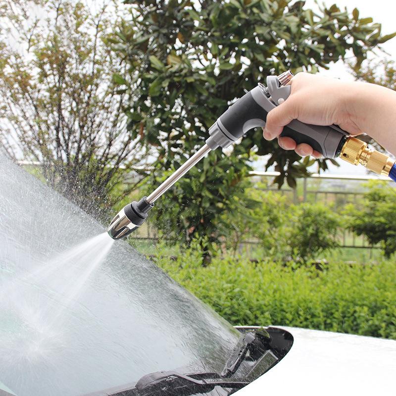 SEAMETAL Пистолет для воды высокого давления, регулируемая металлическая распылительная насадка, нескользящая ручка, водяной разбрызгиватель для дома, сада, мойки автомобилей