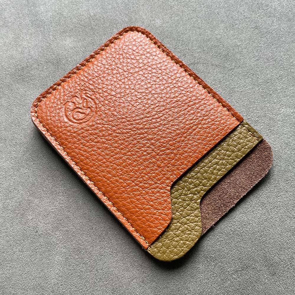 Тонкий кожаный мужской кошелек для карточек, кожаный чехол для кредитных карт, рукава