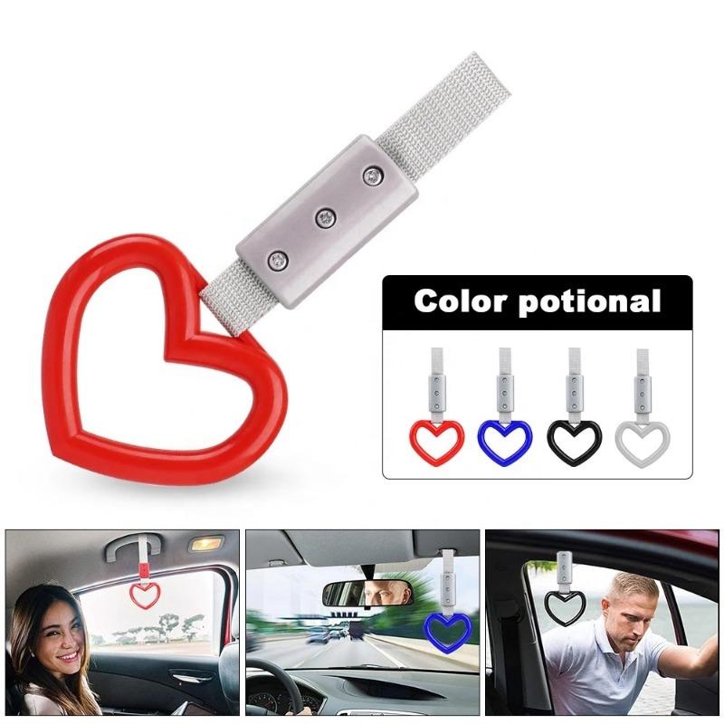 Car Interior Pull Ring Subway Train Bus Handle Strap Charm Drift TSURIKAWA RING Car Rear Bumper Warning Loop Auto Accessories