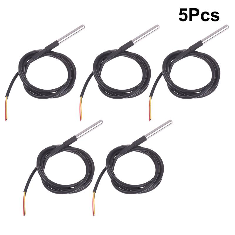 Водонепроницаемый инкапсулированный датчик температуры из нержавеющей стали Ds18B20 18B20, температурный зонд, длина кабеля 1 м для Ard