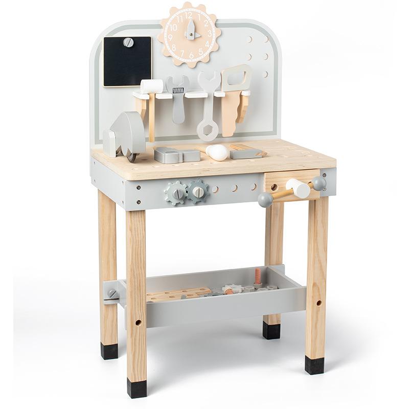 Симуляция Винтовая Комбинация Инструмент для Разборки Настольная Головоломка Ящик для Инструментов для Обслуживания Игровой Дом Деревянные Игрушки