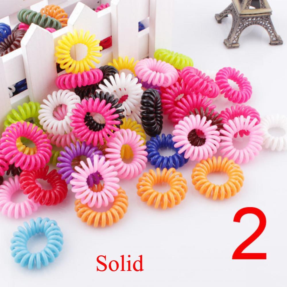 10 шт. Горячая распродажа Девушка Женщина Эластичная Резинка для Волос Держатель для Хвоста Резинка для Волос