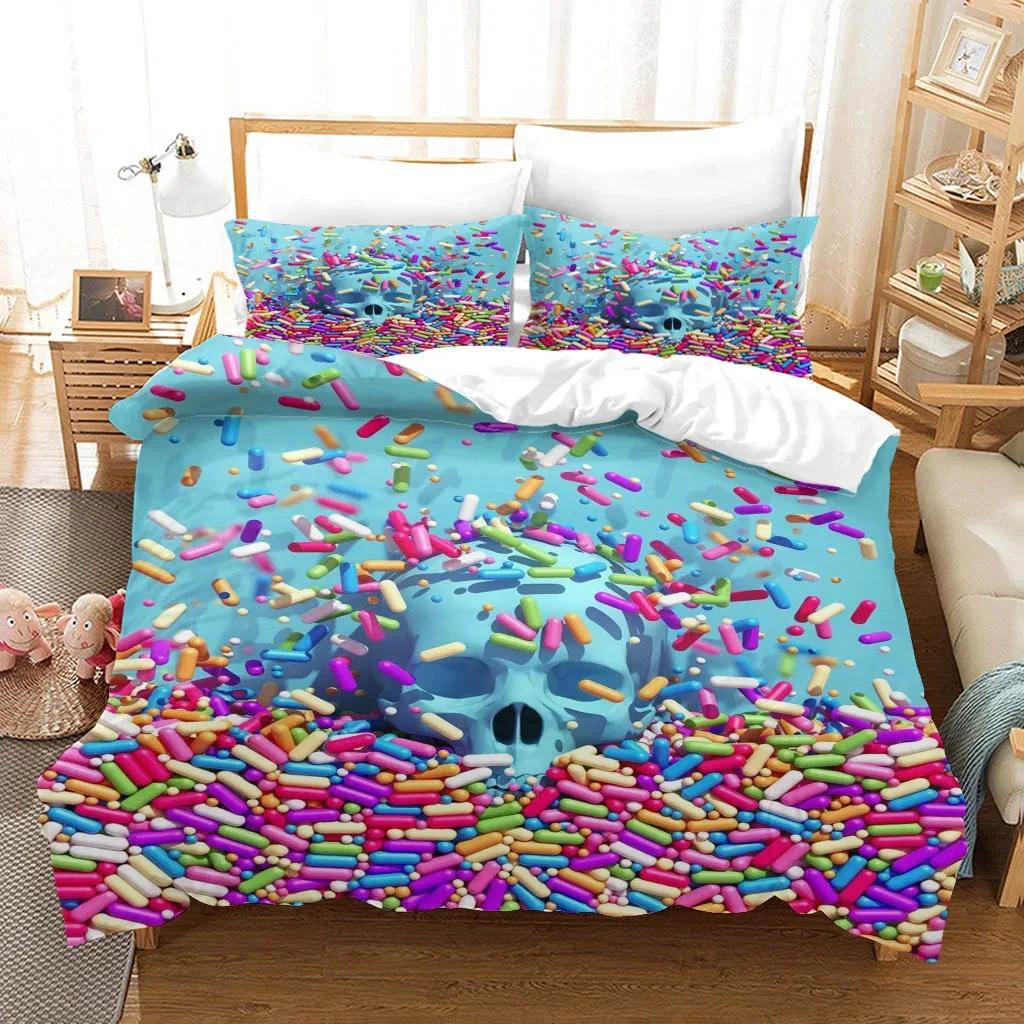 Постельное белье Статуя Свободы Современное искусство Пододеяльник размера кинг/квин Подростки Взрослые Креативная мода Поп Полиэстер Покрывало