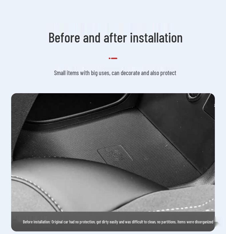 Dustproof Silicone Storage Box for Geely Xingyue L - Center Console Organizer for 26 Models.