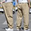 Large Size Casual Pants Men's Loose Straight-leg Trousers Spring, Summer and Autumn Plus Fat Plus Size Overalls