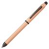 Cross Tex3 Pen Brushed Rose Officially Imported Multi-Purpose NAT0090-20ST Gold,