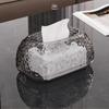 INS Irregular Tissue Box Sinking Design Modern Napkin Dispenser Clear Paper Holder  Living Room