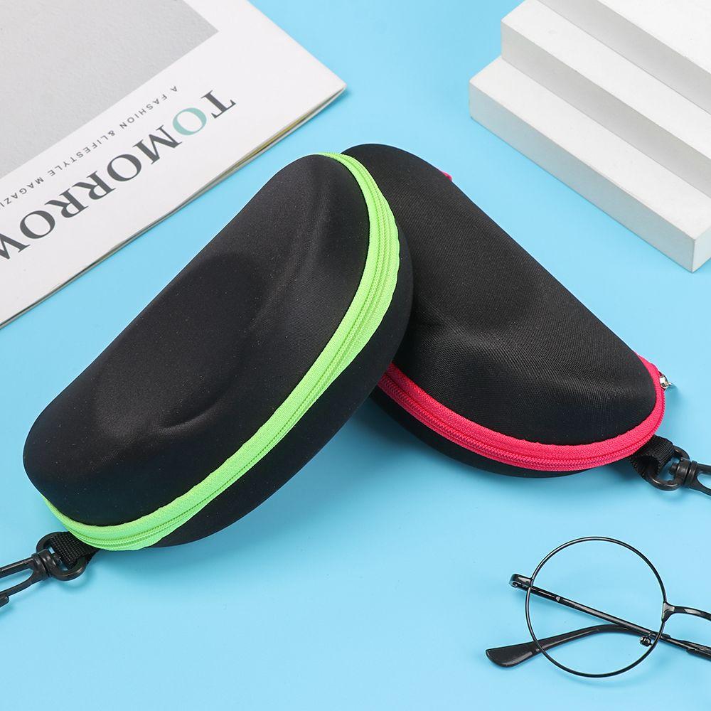 Portable Vision Care Bag Eyewear Protector Zipper Box Hard Eye Glasses Glasses Case