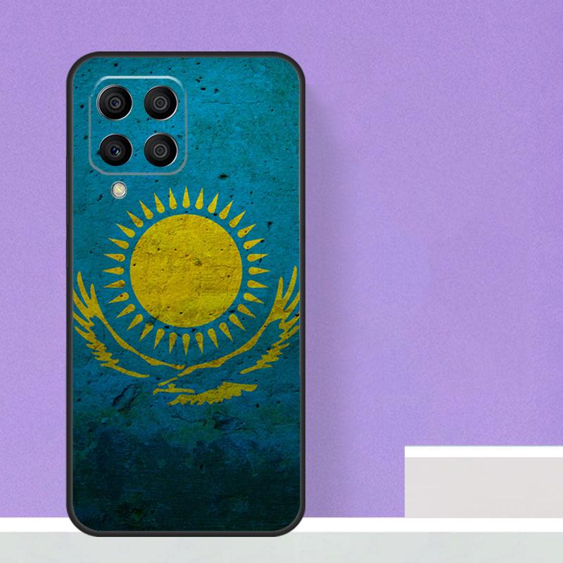 Флаг Казахстана для Samsung Galaxy M21 M51 M12 M32 M52 M13 M23 M33 M53 M34 M54 M30s M31s M15 M55 M20 Чехол