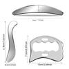 Инструмент Гуа Ша из нержавеющей стали для массажа мышц всего тела и кожи, скребок для миофасциального массажа мягких тканей, инструмент для лимфодренажного массажа