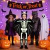 Childrens Boy Halloween Ghost Skeleton Performance Costume With Luminescent For Kids 3 To 8 Years