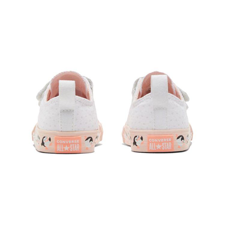 Converse Кеды Chuck Taylor All Star 1V Удобные Низкие Повседневная обувь Детские кроссовки Белые 769292C